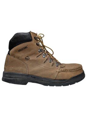 Wolverine Potomac Steel Toe Work Boots Mens Tan Leather 6" W04349 Size 10 EW